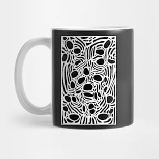 Black and White Abstract Design Mug